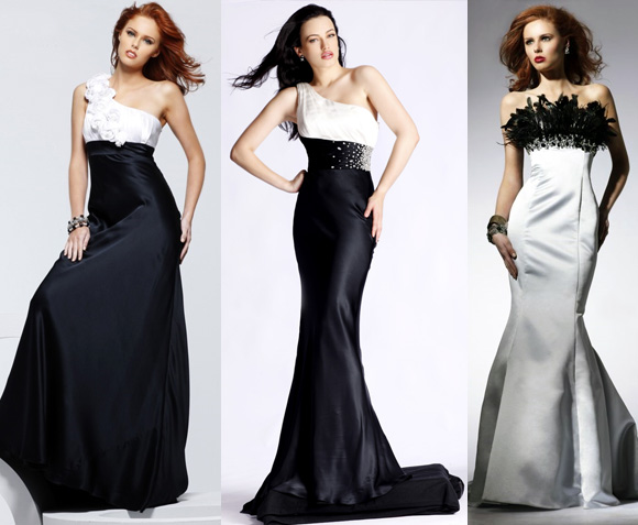 Черно-белое платье: загадочный и эффектный контраст