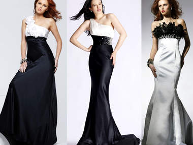 Черно-белое платье: загадочный и эффектный контраст